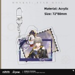 miHoYo HSR Autumn Festival Series Trailblazer Sunday Robin Badge Pendant Standee Ticket Collectible Accessories